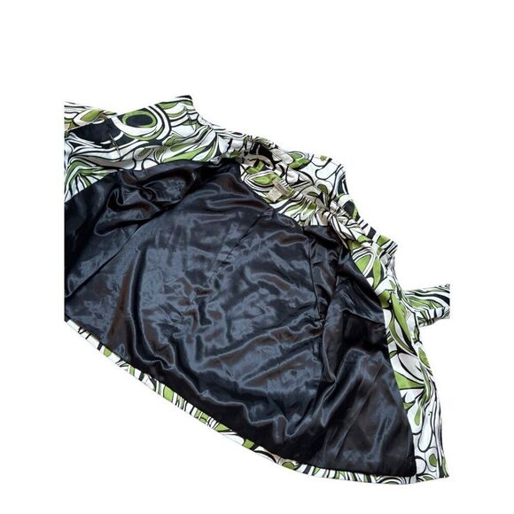 vertigo Womens Abstract Print Cropped Jacket With Large Buttons & Collar medium - Picture 9 of 10